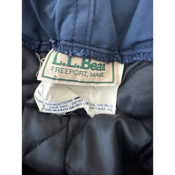 VTG LL Bean Snow Pants Women's 36x28 Blue Insulated Ski Snowboard - Picture 2 of 11